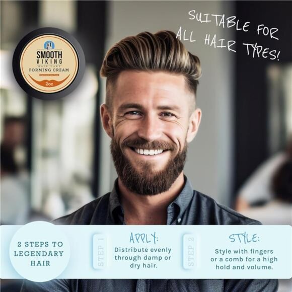 Forming Cream - High Hold Styling Cream for Matte Finish, Men's - Picture 4 of 7